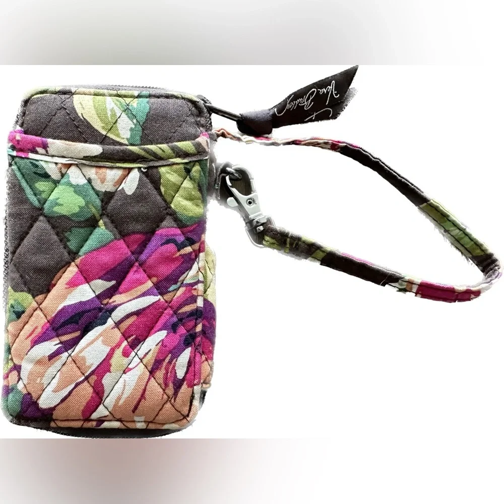 Vera Bradley‎ wristlet wallet Brown Floral - Picture 2 of 13